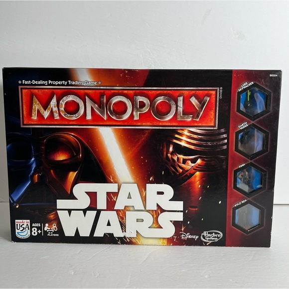 parker brothers Games Monopoly Collectors Edition Star Wars Luke